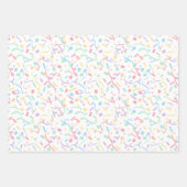 Confetti Pastels (Verrassing) Inpakpapier Vel (Voorkant 3)