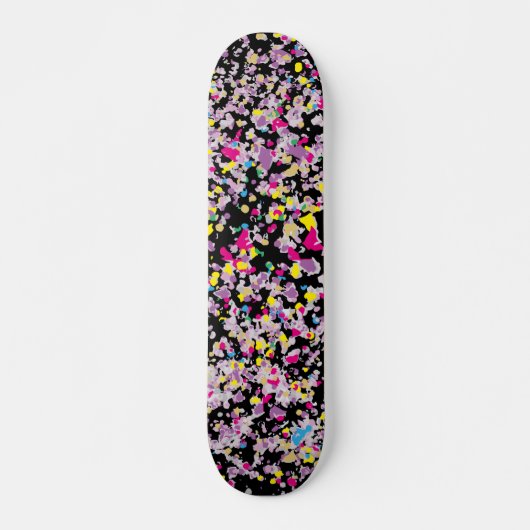 Confetti Patroon Persoonlijk Skateboard (Voorkant)