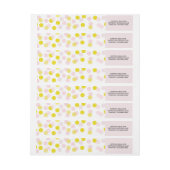 Confetti patroon roze en gele pokadots (Vel)