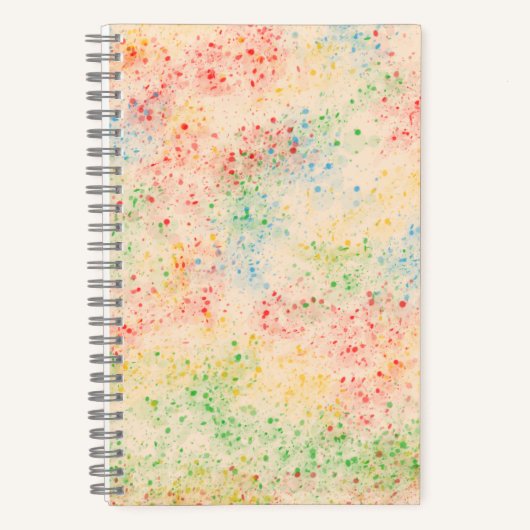 Confetti Pattern Notebook Notitieboek (Voorkant)