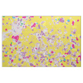 Confetti Pattern Yellow Fabric Stof (Fat Quarter)
