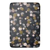 Confetti Perzik, Esdoorn, Grijs en Goud Glitter Badmat (Voorkant Verticaal)