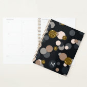 Confetti Perzik, Esdoorn, Grijs en Goud Glitter Planner (Display)