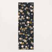 Confetti Perzik, Esdoorn, Grijs en Goud Glitter Yogamat (Achterkant)