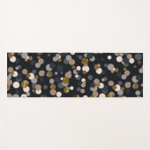 Confetti Perzik, Esdoorn, Grijs en Goud Glitter Yogamat (Voorkant (horizontaal))