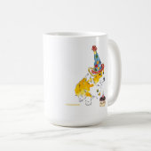 Confetti Pet Corgi Birthday Mok (Voorkant rechts)