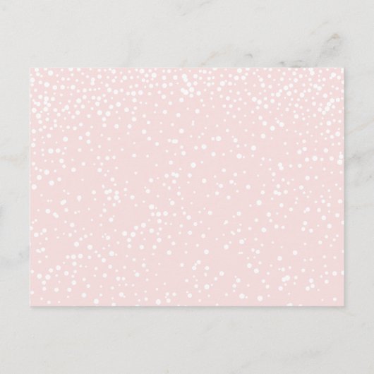 Confetti Photo Surprise Birthday Party Invitation Uitnodiging Briefkaart (Achterkant)