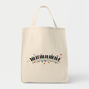 Confetti Piano Totebag Tote Bag