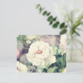 Confetti Pioenenparade Briefkaart (Staand voorkant)