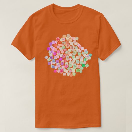 Confetti Plaids Party Groen T-shirt (Design voorkant)