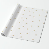 Confetti Polka Dot Wrapping Paper Cadeaupapier (Uitgerold)