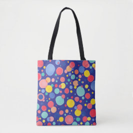 Confetti Pop - blauw Tote Bag
