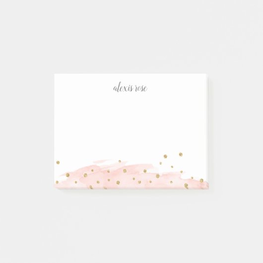 Confetti Pop | Blush roze | Speciaal voor grafisch Post-it® Notes (Voorkant)