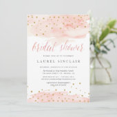 Confetti Pop | Bridal Shower-uitnodiging Kaart (Staand voorkant)