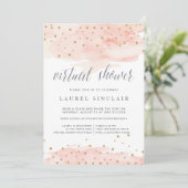 Confetti Pop | Virtuele bridal of Baby shower Kaart (Staand voorkant)