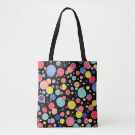 Confetti Pop - zwart Tote Bag