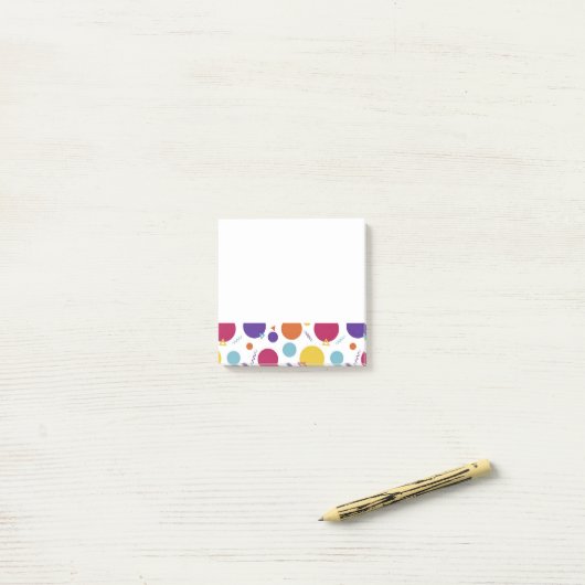 Confetti Post-it® Notes (Op bureau)