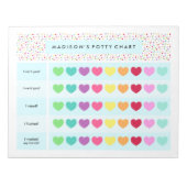 Confetti Potty Cart Notitieblok (Voorkant)