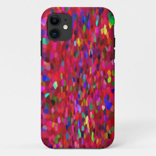 Confetti rand in rood Case-Mate iPhone case