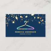 Confetti Regenboog Kleding Hanger Mode Stylist Visitekaartje