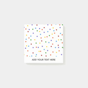 Confetti regenboogpolika post-it® notes
