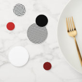 Confetti "Rood, zwart en wit" (Groep)