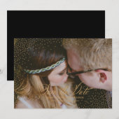 Confetti Save the Date Aankondiging (Voorkant / Achterkant)