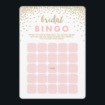 Confetti Shower | Bridal Bingo Cards Kaart<br><div class="desc">©Fine & Dandy Paperie</div>