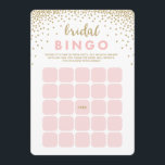 Confetti Shower | Bridal Bingo Cards Kaart<br><div class="desc">©Fine & Dandy Paperie</div>