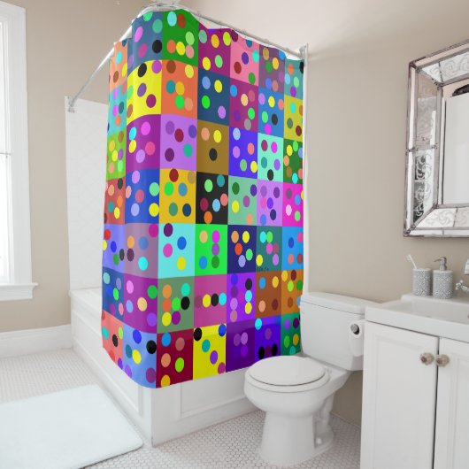 Confetti Shower Curtain Douchegordijn (In situ)