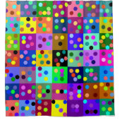 Confetti Shower Curtain Douchegordijn (Voorkant)