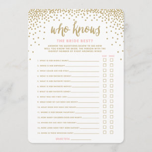 Confetti Shower   Wie kent de beste kaarten van de