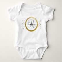 Confetti Silver/Gold Monogram
