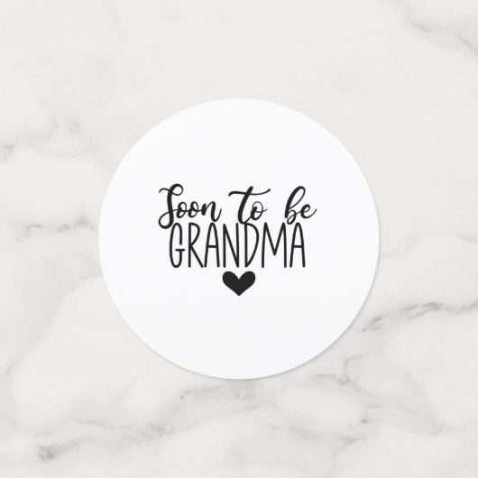 Confetti - Soon To Be Grandma (Kleine voorkant)