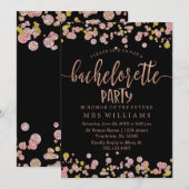 Confetti Sparkle Bachelorette Feestuitnodiging Kaart (Voorkant / Achterkant)