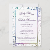 Confetti Sparkle | Kleurrijke Diamond Dust Douche Kaart (Voorkant)