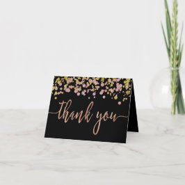 Confetti Sparkle Shine Roze Goud Huwelijk Bedankt