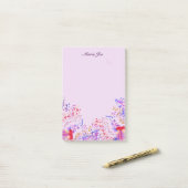 Confetti Splatter Boarder  Waterverf Post-it® Notes (Op bureau)