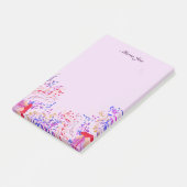 Confetti Splatter Boarder  Waterverf Post-it® Notes (Schuin)