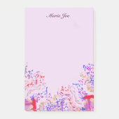 Confetti Splatter Boarder Waterverf Post-it® Notes (Voorkant)