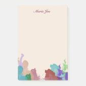 Confetti Splatter Boarder Waterverf Post-it® Notes (Voorkant)