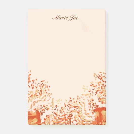 Confetti Splatter Boarder Waterverf Post-it® Notes (Voorkant)