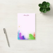  Confetti Splatter Canvas Waterverf Post-it® Notes (Kantoor)