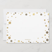 Confetti Sprinkle Grand Opening Business nodigt u Kaart (Achterkant)