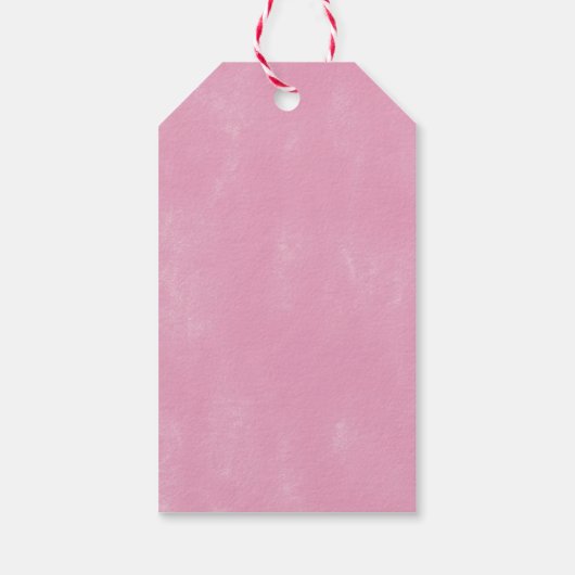 Confetti Sprinkles Baby Girl Sprinkle Favor Cadeaulabel (Achterkant)