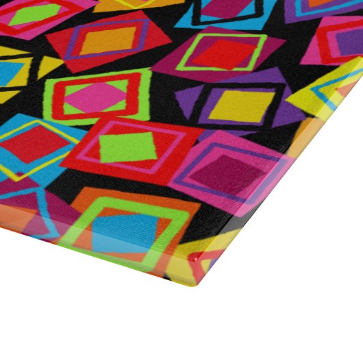 Confetti Squares Snijplank (Hoek)