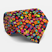 Confetti Squares Stropdas (Opgerold)