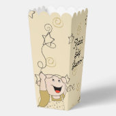 Confetti Stars Baby shower Bedankdoosjes (Achterkant)