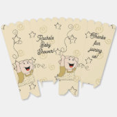 Confetti Stars Baby shower Bedankdoosjes (Ongevouwen)