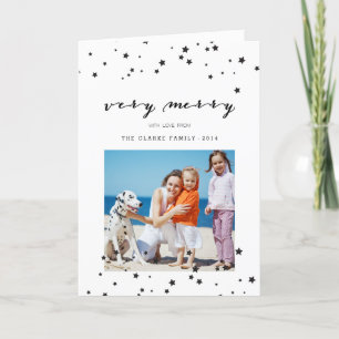 Confetti Stars   Foto-holiday-kaart Feestdagen Kaart